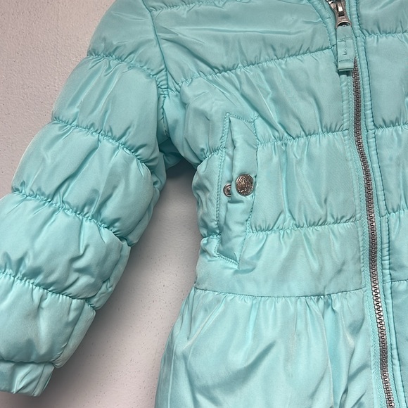 Girls Puffer Coat size 4 - Picture 3 of 4